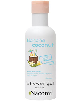 Gel de duș cu extracte de banane Nacomi și nucă de cocos