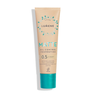 Fond de ten matifiant cu acoperire ridicată Matte 0.5 Light cu SPF 20 Lumene