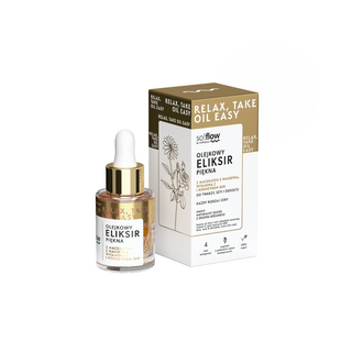 Elixir uleios de frumusețe cu miros de lemn de trandafir pentru față, gât și decolteu so!flow