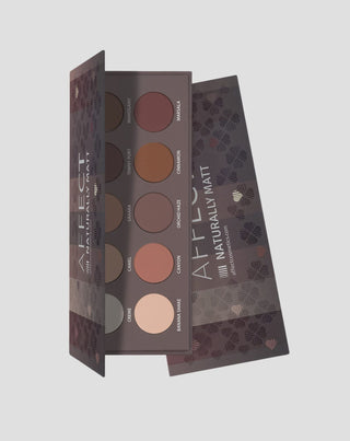 Paleta de farduri de pleoape presate natural mate Affect Professional Cosmetics - 1