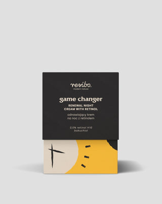 Cremă naturală de față Game Changer cu retinol 30 ml Resibo - 3