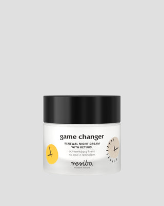 Cremă naturală de față Game Changer cu retinol 30 ml Resibo - 1