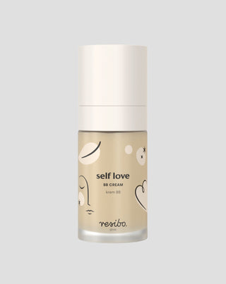 Cremă naturală și ecologică BB Self Love pentru față în nuanță Light Beige 30 ml Resibo - 1