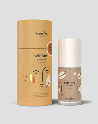 Cremă naturală și ecologică BB Self Love pentru față în nuanță Sunny Beige 30 ml Resibo - 2