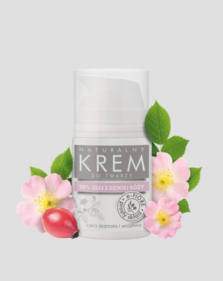 E-Fiore cremă facială naturală de măceșe pentru întinerirea și îmbunătățirea fermității pielii - 1