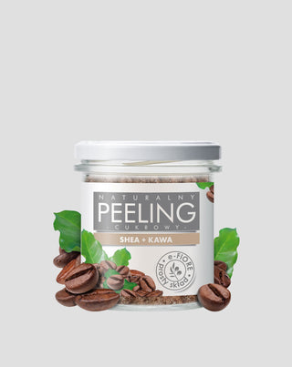 E-Fiore scrub natural cu zahăr unt de shea și cafea pentru a reduce coaja de portocală - 1