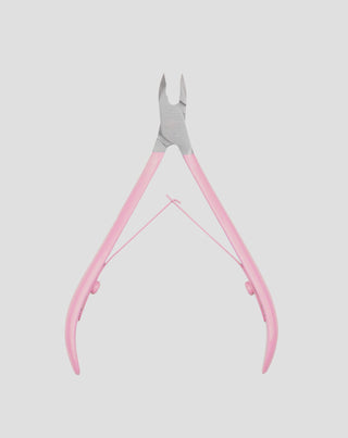 Clește profesional pentru cuticule 5mm cu mâner roz satinat You Beauty - 1