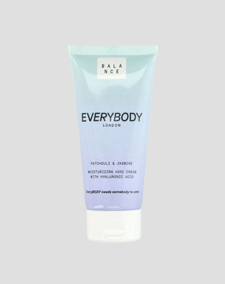 BALANCE Patchouli & Jasmin cremă de mâini hidratantă cu acid hialuronic Everybody London