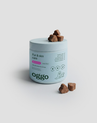 Karma Fur & Skin suplimentară pentru câini pentru o blană frumoasă și o piele sănătoasă Oggo 180 g - 3