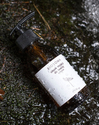 Ulei pentru curățarea feței cu ulei de lămâie și migdale care îndepărtează eficient machiajul Biosoma - 2