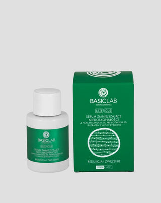 Ser cu efect de reducere a imperfecțiunilor cu 10% niacinamidă și 5% prebiotic BasicLAb