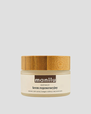 Cremă regeneranta hrănitoare pentru piele deshidratată și uscată cu ulei de argan Manilu - 1