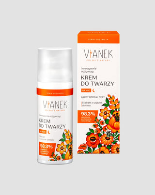 Cremă de față de noapte intens hrănitoare cu extract de hamei Vianek - 2