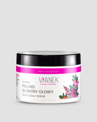 Exfoliant liniștitor pentru scalp cu acid salicilic și zahăr pentru mătreața Vianek - 1