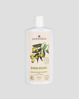 Șampon pentru păr ayurvedic anti-mătreață Miere și Ceai Verde Orientana - 1