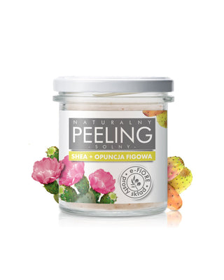 Exfoliant natural cu sare, unt de shea și vitamina E care întărește puternic E-Fiore