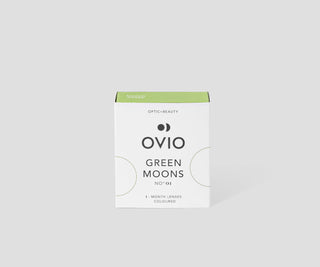 Lentile de contact lunare verzi, green moons no. 1 Ovio