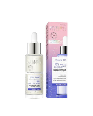 15% acid glicolic tratament de exfoliere care reduce petele Peel Shot Eveline Cosmetics