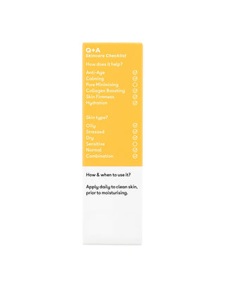 Ser facial revitalizant pentru față cu peptide Peptide Facial Serum Q+A