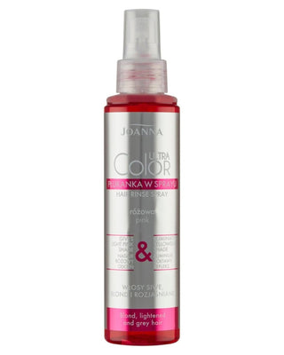 Loțiune de limpezire roz în spray, care elimină reflexele gălbui Ultra Color Joanna