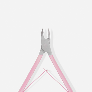 Clește profesional pentru cuticule 5mm cu mâner roz satinat You Beauty
