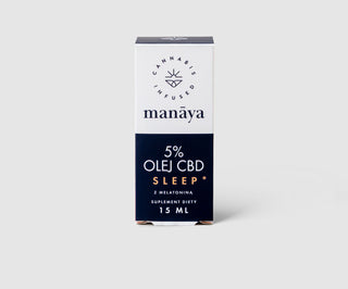 Ulei CBD 5% pentru somn cu melatonină Sleep Manaya