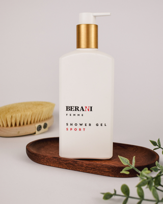 Gel de duș natural Sport pentru curățarea pielii după un antrenament intens Berani Femme - 2