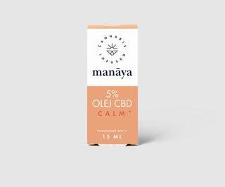 Ulei CBD 5% pentru calmarea stresului și ameliorarea tensiunii Calm Manaya