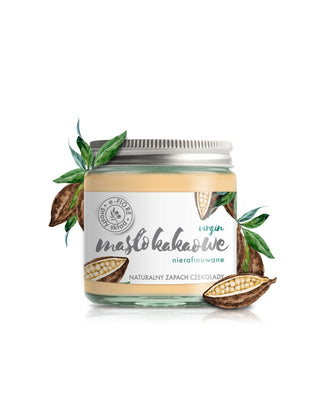 E-Fiore unt de cacao nerafinat, întăritor, regenerant și ușor bronzant