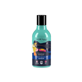 Șampon regenerant Gift of Nature pentru păr uscat cu hidrolat de iasomie