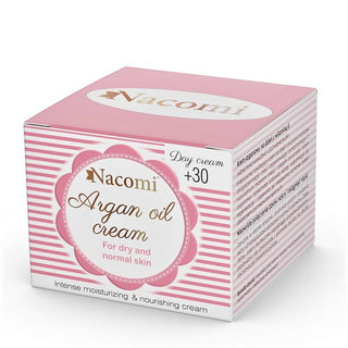 Cremă de zi cu argan cu vitamina E +30 Nacomi