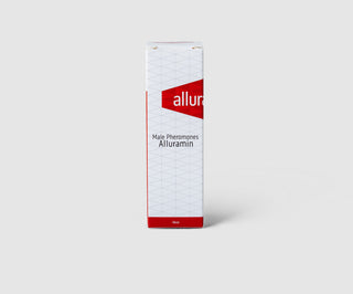 Feromoni masculini puternici sub formă de parfum care cresc atractivitatea la femei Alluramin