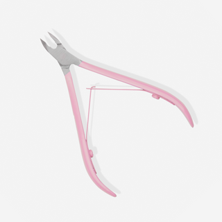 Clește profesional pentru cuticule 5mm cu mâner roz satinat You Beauty