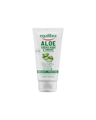 Cremă de aloe pentru mâini și unghii cu ceară de albine și vit. E Equilibra