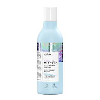 Lapte proteic pentru laminarea părului cu parfumul unui cocktail tropical Flow