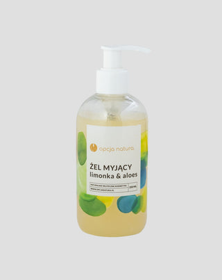 Gel de curățare pentru corp și față Lime & Aloe 100% natural Opcja Natura - 1