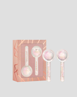 Bile de masaj din sticlă Crioterapia feței Globuri de gheață Cryolift Crystallove - 1