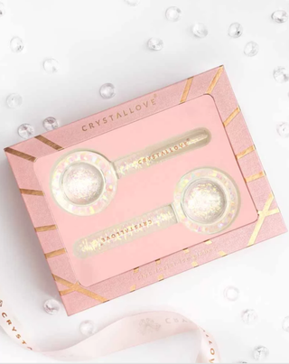 Bile de masaj din sticlă Crioterapia feței Globuri de gheață Cryolift Crystallove - 2