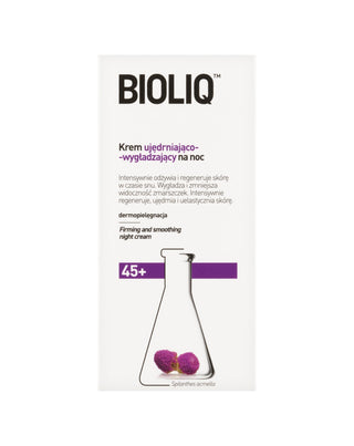 Cremă de noapte cu efect de fermitate și netezire 45+ Bioliq