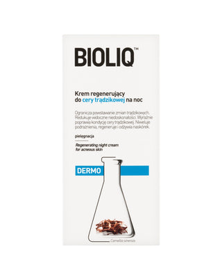 Cremă de noapte regenerantă pentru piele acneică Dermo Bioliq