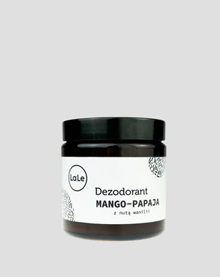 Deodorant organic în cremă - Mango-papaya cu o notă de vanilie pentru o senzație de prospețime de lungă durată La-Le - 1