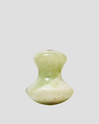 Ciupercă pentru masaj facial din jad natural Crystallove - 1