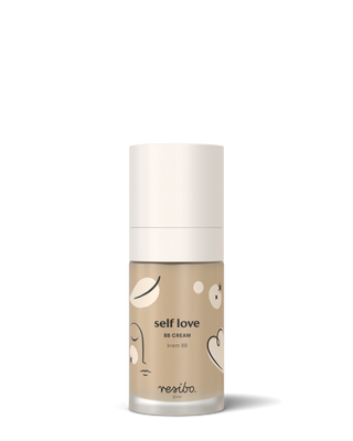 Cremă de față naturală și ecologică BB Self Love de culoare bej Natural Beige 30 ml Resibo