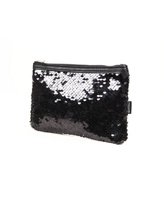 Geantă cosmetică cu paiete Black Swan Affect strălucitoare perfect