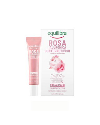 Cremă de trandafiri pentru lifting în zona ochilor cu acid hialuronic Rosa Equilibra
