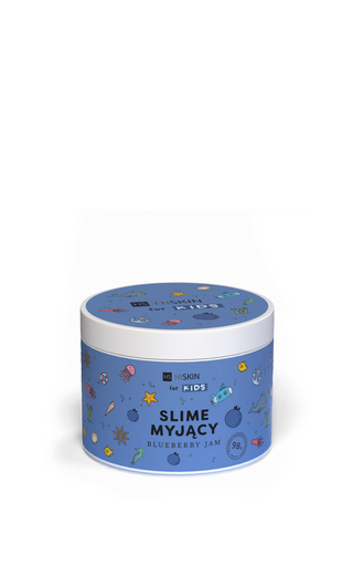 Slime de baie pentru copii albastru Blueberry Jam HiSkin for Kids