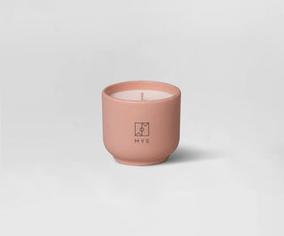 Lumanare de soia, parfum tulbure de bomboane intr-un vas de ceramica Mys