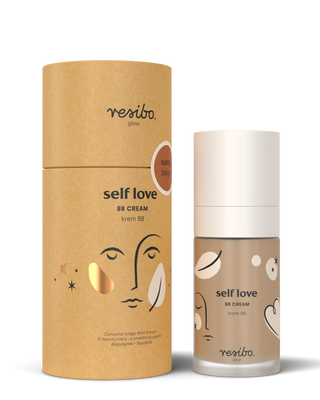 Cremă naturală și ecologică BB Self Love pentru față în nuanță Sunny Beige 30 ml Resibo