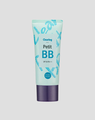 Cremă BB purificatoare cu protecție SPF30 Clearing Petit cu extract de ulei de arbore de ceai pentru ten mixt și gras Holika Holika - 1
