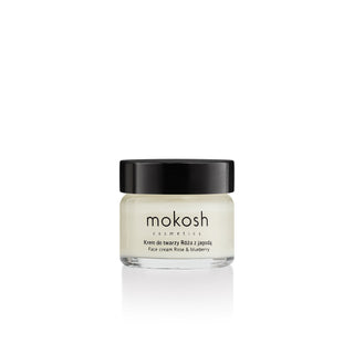 Cremă de față anti-aging pentru fermitate Trandafir cu afine mini Mokosh 15 ml